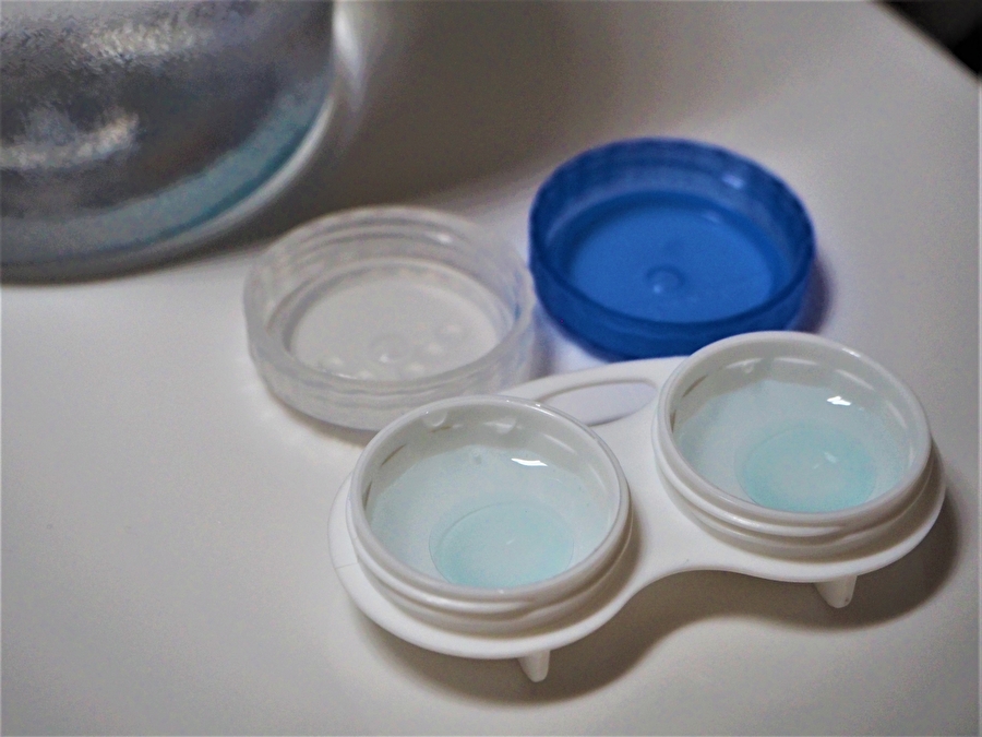 コンタクトレンズの写真