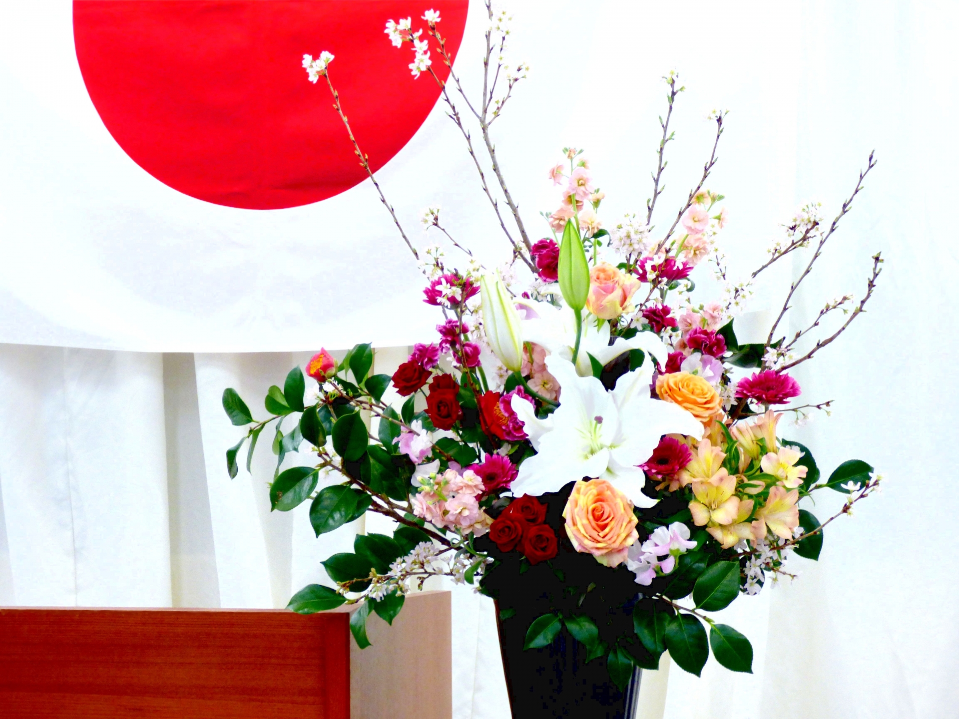 入学式の花